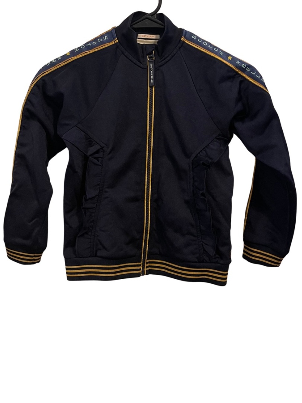 Scotch R'Belle Ruffle Varsity Track Jacket